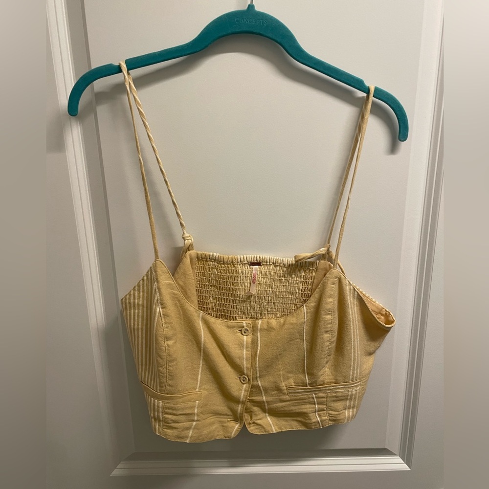 Free People Linen Top